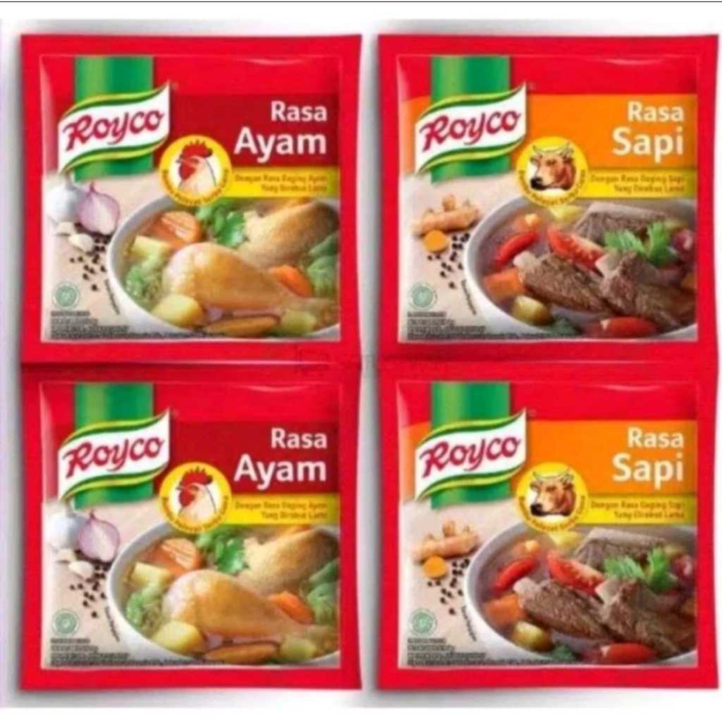 Jual ROYCO AYAM DAN SAPI RENCENG 10 PCSX8 GRAM | Shopee Indonesia
