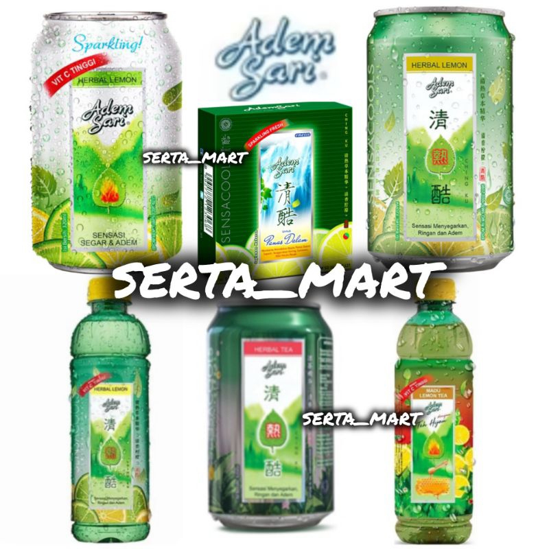 Jual Adem Sari Chingku Sparkling Lemon / Herbal Tea / Ching Ku Can ...
