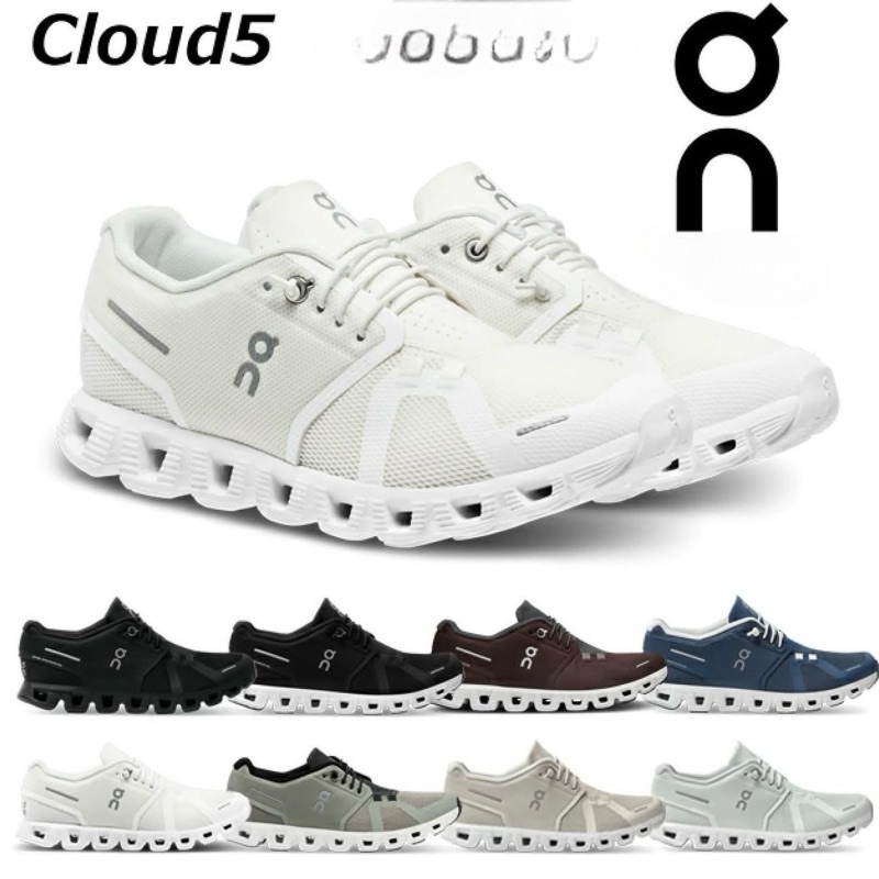 Jual Sepatu Sneakers 0n Running 0n Cl0ud 5 Allwhite Authentic | Shopee ...