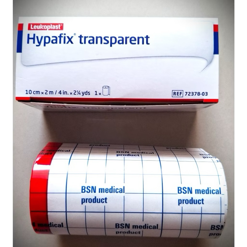 Jual Hypafix Transparent 10cmx2m adalah plester luka tahan air dilapisi ...