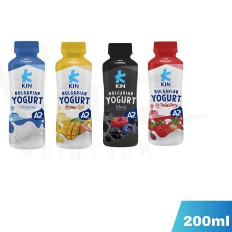 Jual Kin Yoghurt Drink Bulgarian 200 ML All Variant | Shopee Indonesia