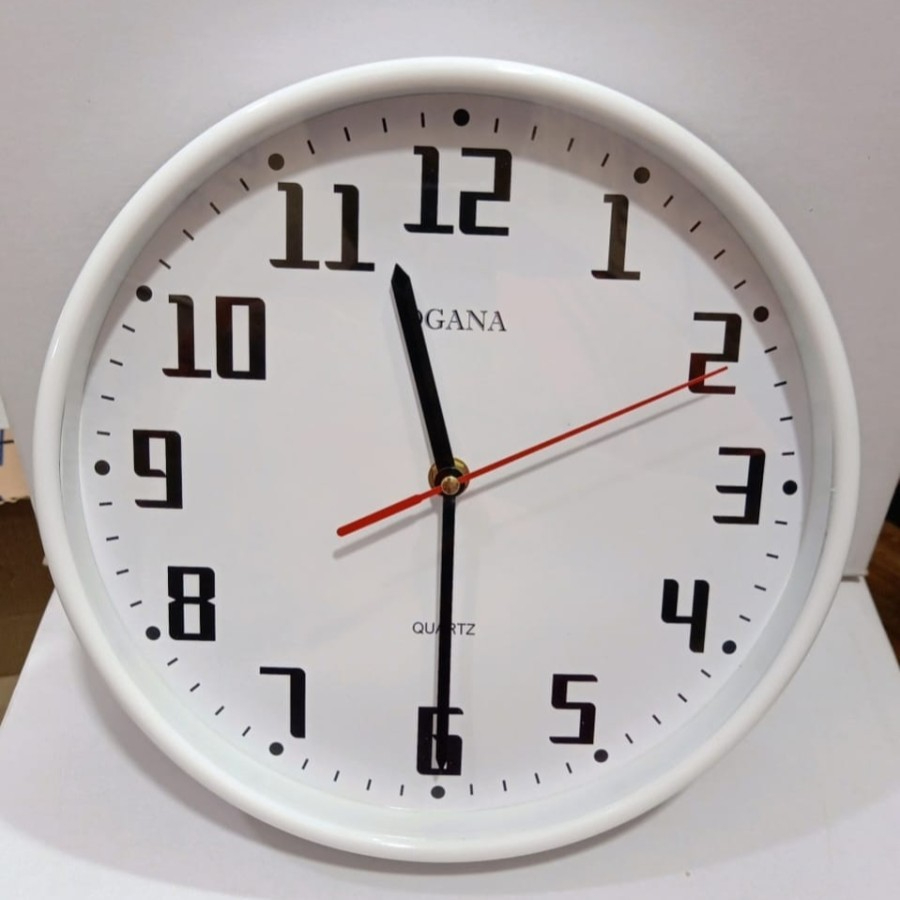 Jual Premium Tebal Jam Dinding Ogana Diameter Besar 30cm Dan 25cm / Jam ...