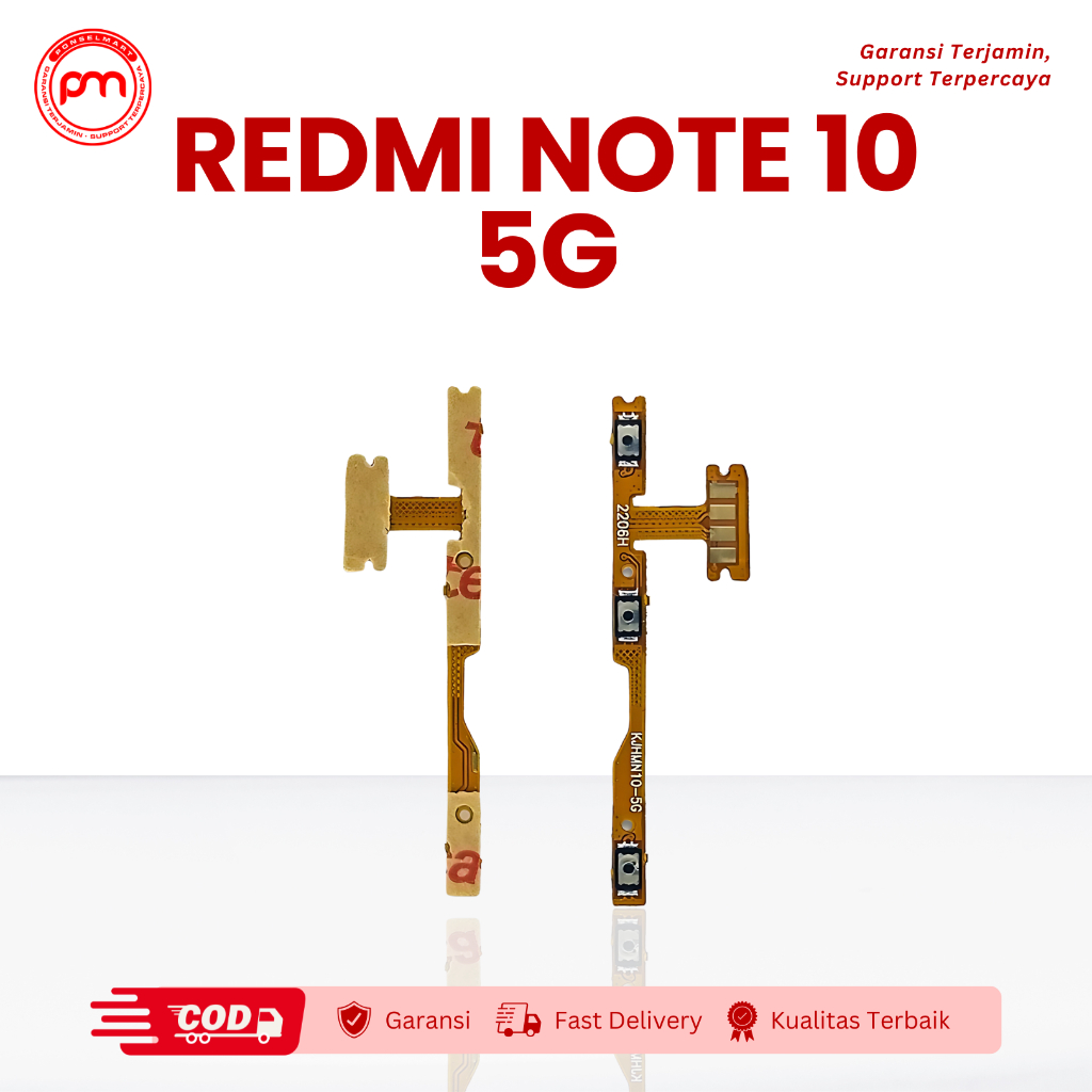 Nappe BOUTON POWER ON/OFF + volume Xiaomi Redmi Note 12 Pro