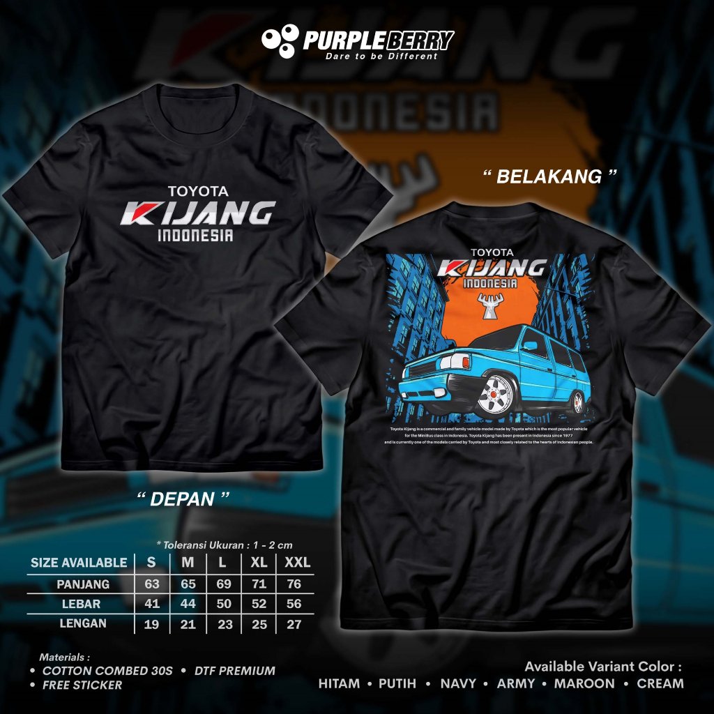 Jual Kaos Mobil Toyota Kijang Indonesia - Baju Distro Driver Otomotif ...