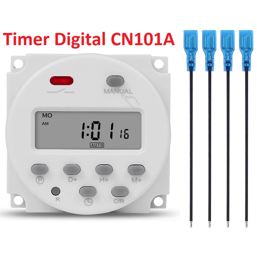 Jual TIMER TIME DELAY RELAY SWITCH DIGITAL CN101A Weekly Programmable ...