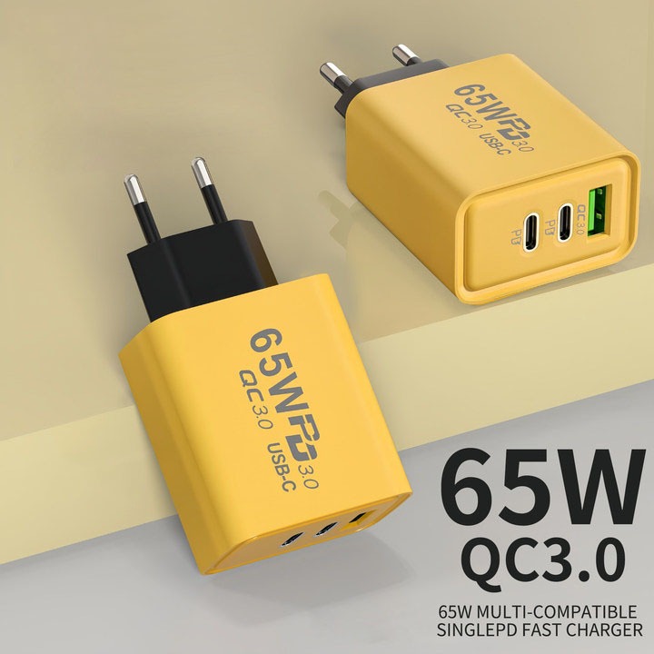 Jual 65W Kepala Charger Adaptor Fast Charging Original High Quality HP ...