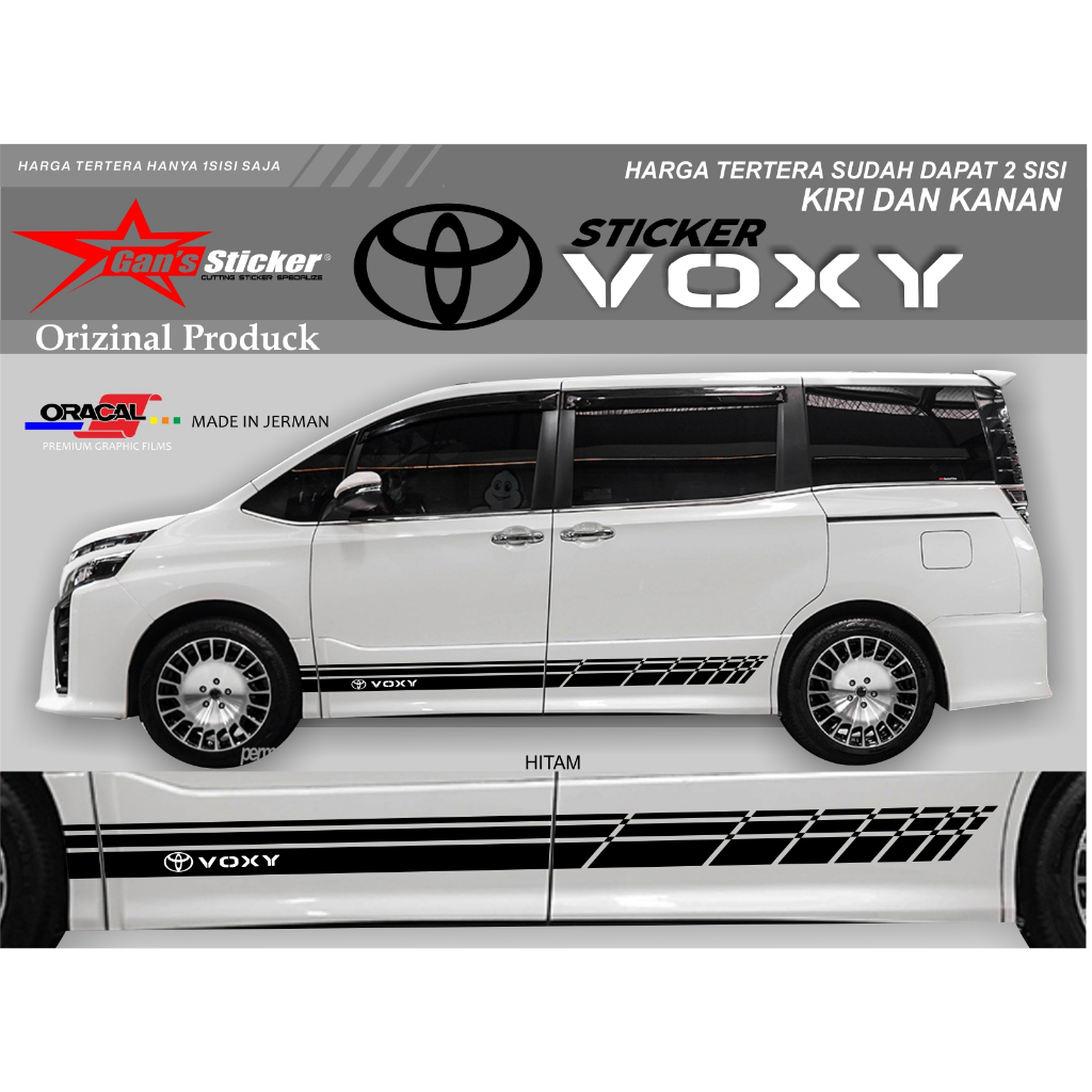 Jual STICKER TOYOTA VOXY AKSESORIS TOYOTA VOXY | Shopee Indonesia