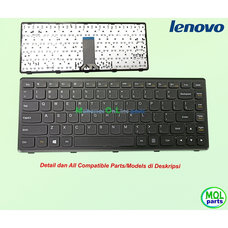 Jual Keyboard Lenovo G400S G400AS G405 G405A G405S Black | Shopee Indonesia
