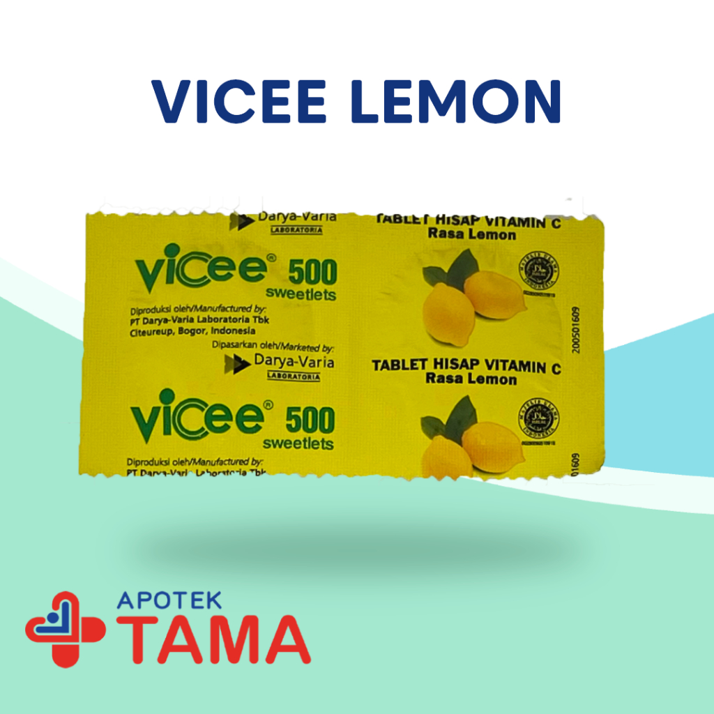 Jual Vicee Lemon Strip Isi 2 Tablet Hisap | Shopee Indonesia