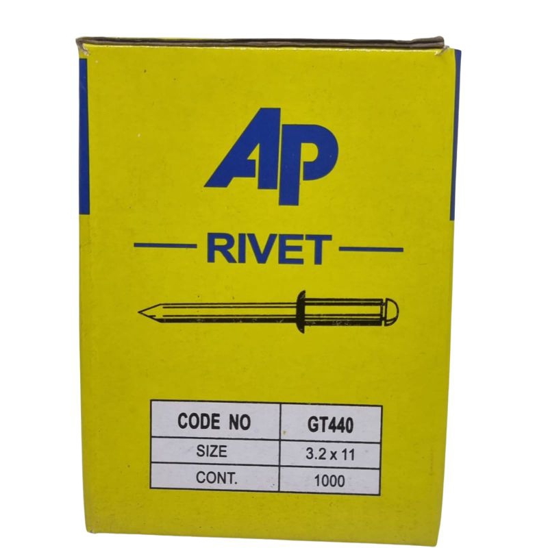 Jual (1Kotak) Paku Rivet AP GT 423 435 440 450 540 550 635 640 665 ...
