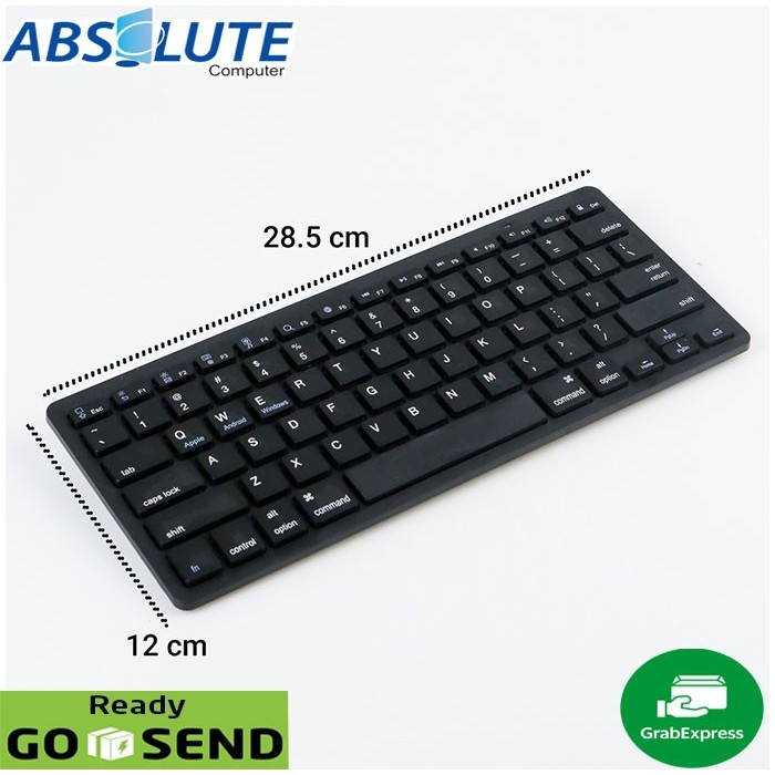 Jual Bluetooth Keyboard ultra slim portable good quality taffware ...
