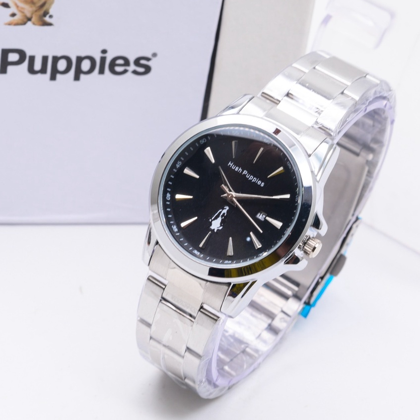 Jual ORIGINAL JAM TANGAN WANITA HUSH PUPPIES 8836 RANTAI TANGGAL PLUS ...
