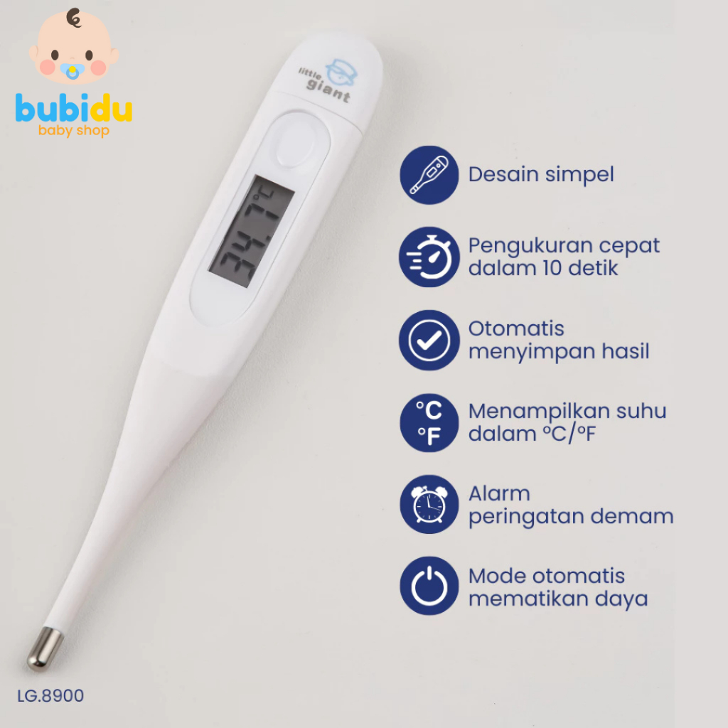 Jual LITTLE GIANT 10 Second Digital Thermometer Termometer Pengukur ...