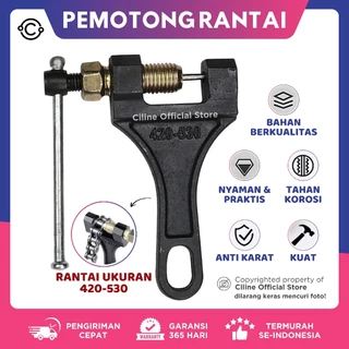 Pemotong Rantai Sepeda/Sepeda Motor Chain Breaker 420 428 530 - Black Hitam - Sepeda