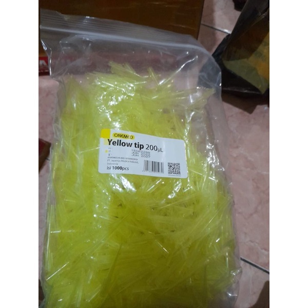 Jual Yellow Tip ECER 25pc_Ukuran 200uL_Tpi Mikropipet_ Tip Kuning 25 pc ...