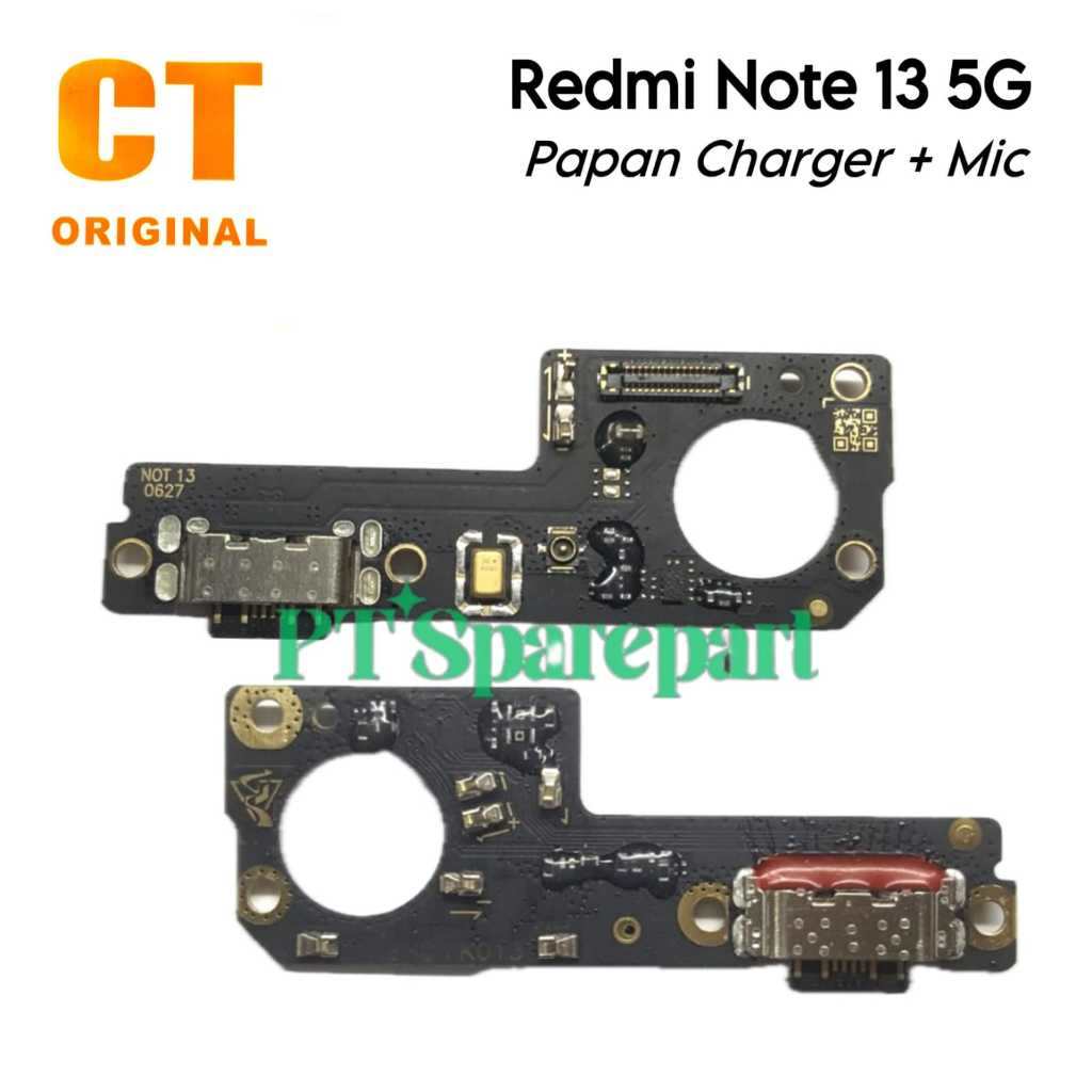 Connecteur De Charge Pour Xiaomi Redmi Note 13 5G (modèles 2312DRAABC/ABG) - Port De Recharge