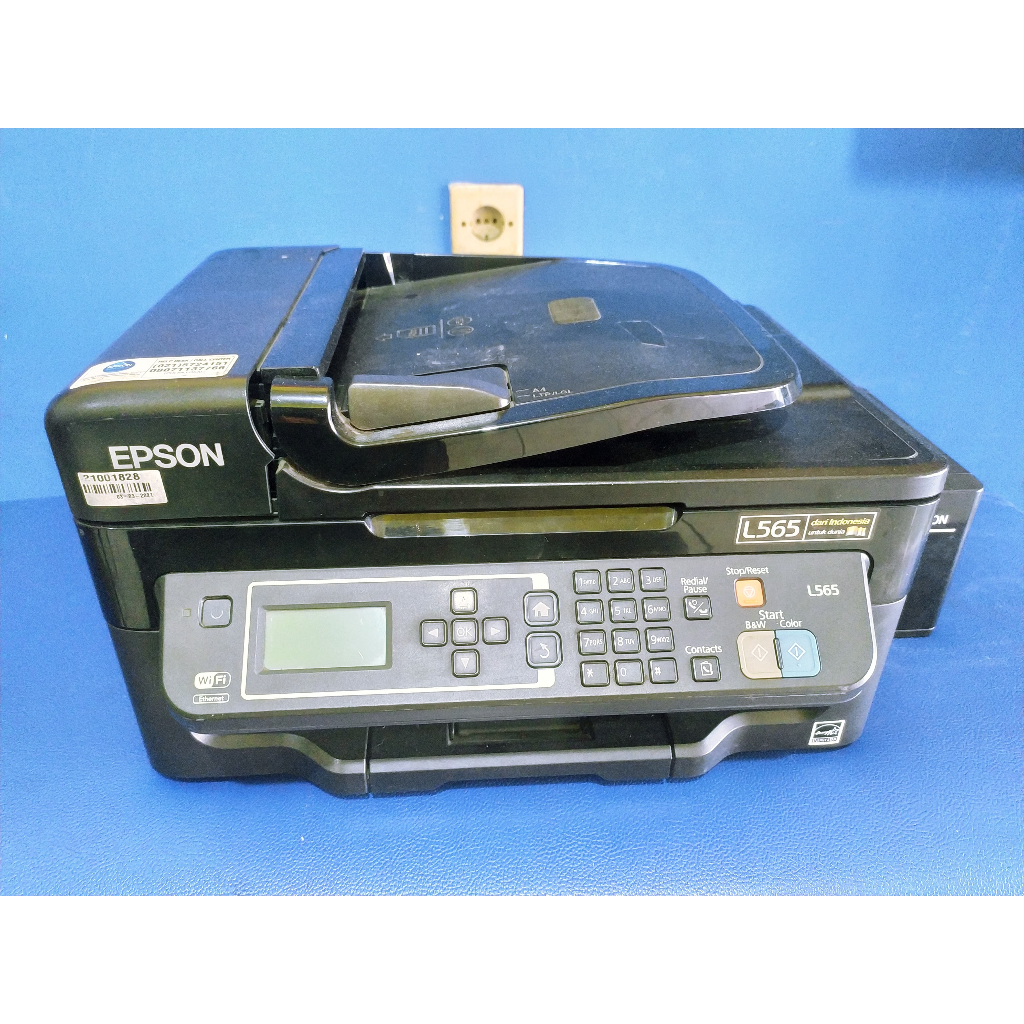 Jual PRINTER EPSON L565 ALL IN ONE PRINT SCAN COPY ADF WIFI FAX 2ND ...