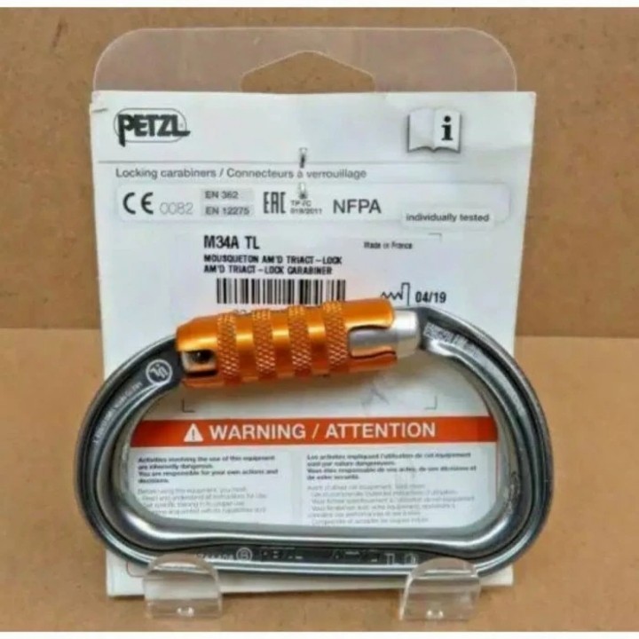 Jual Petzl AMD Triact Lock Carabiner Original | Shopee Indonesia