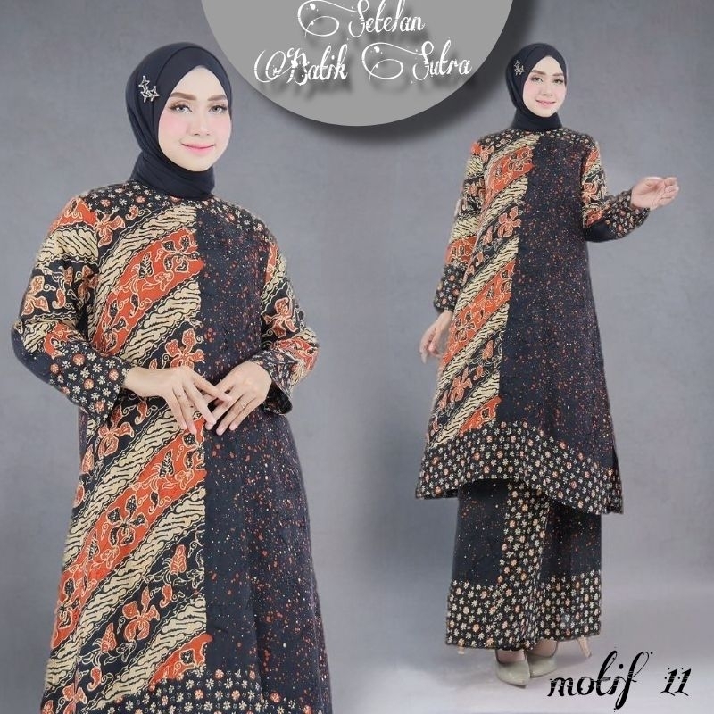 Jual Setelan Rok Batik Oneset Kartini Terbaru Seragam Pesta Bahan Sutra ...