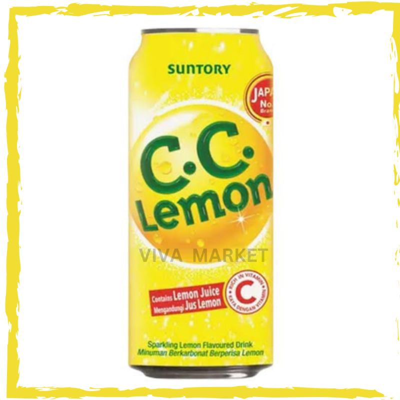 Jual C.C Lemon Suntory 320ml. Sparkling Lemon Flavoured Drink. Minuman ...