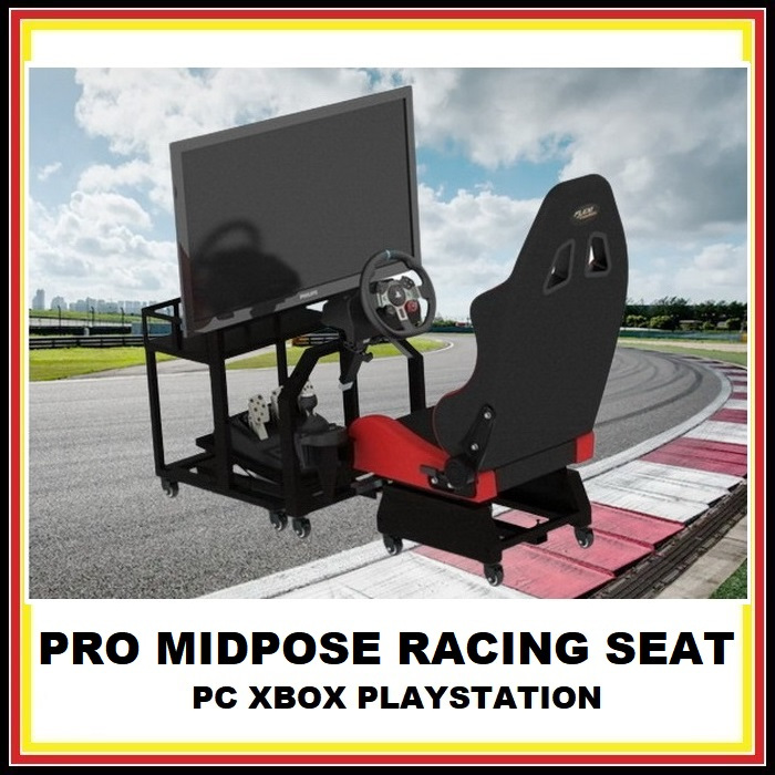 Jual Pro Racing Gaming Seat Kursi Simulator Rig Balap Assetto Corsa ...