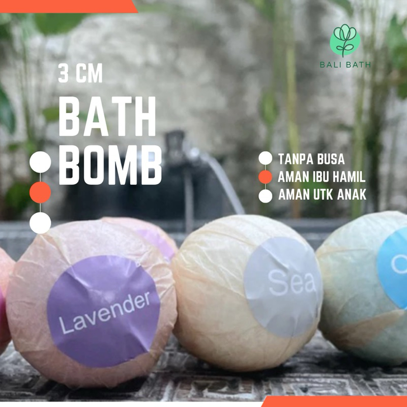 Jual [HARGA SATUAN] Bali Bath Bath Bomb Fuzzy 55gr (Tanpa Busa) - Bola ...