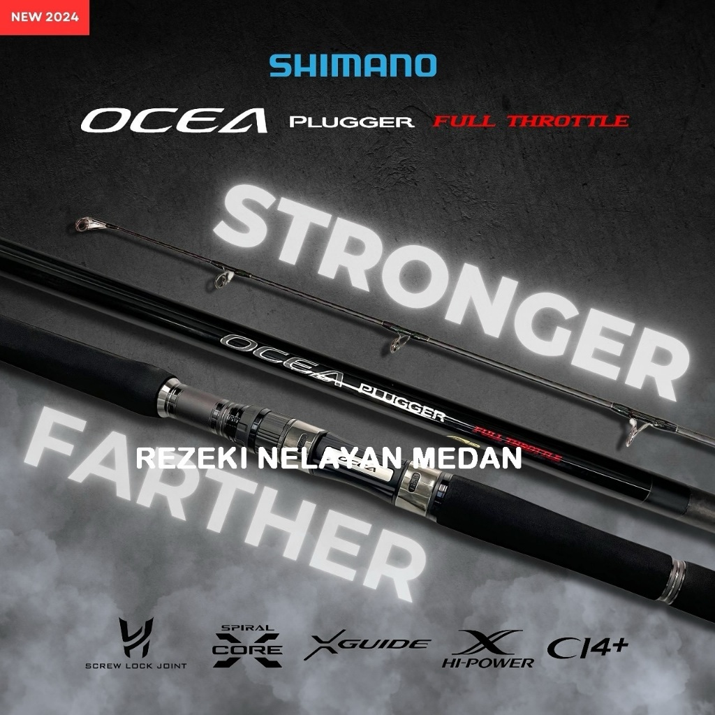 Jual Joran Popping SHIMANO Ocea Plugger Full Throttle 2024