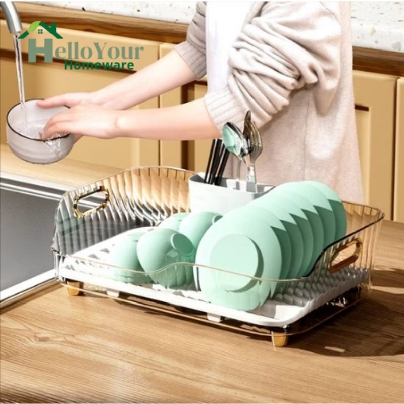 Jual Rak Pengering Piring Mangku Gelas Alat Makan Rak Dapur Tirisan ...