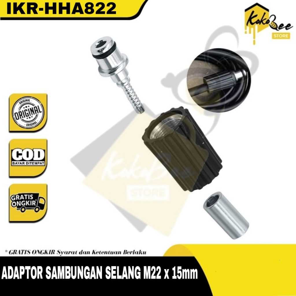 Jual Set Adapter Fitting Nepel Selang Mesin Cuci Mobil Motor Jet ...