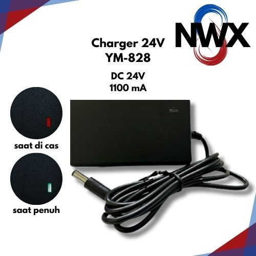 Jual Charger 24 Volt PMB Exotic Cas 24V Lampu Indikator YKT Unikid SHP ...
