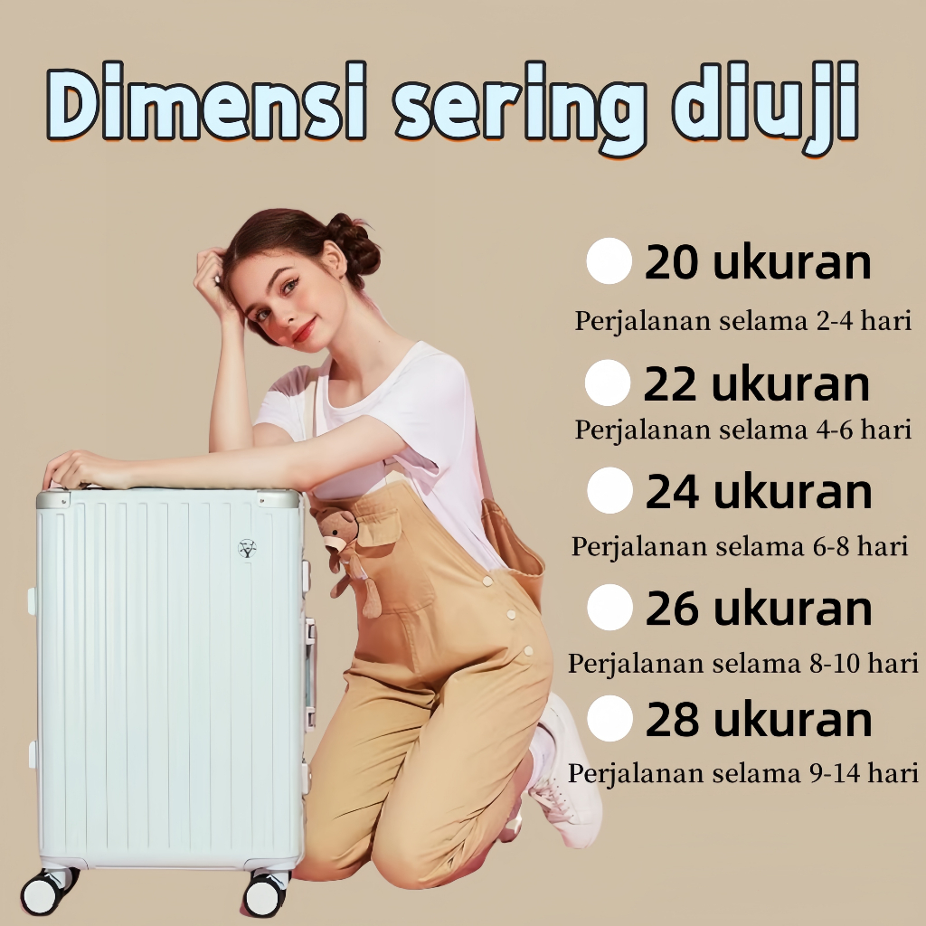 Jual Jzr Travel Koper A980 Koper ala korea model terbaru desain stylish ...