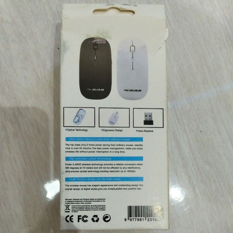 Jual AVAN Mouse Optik 3D||Wireless & Bluetooth | Shopee Indonesia