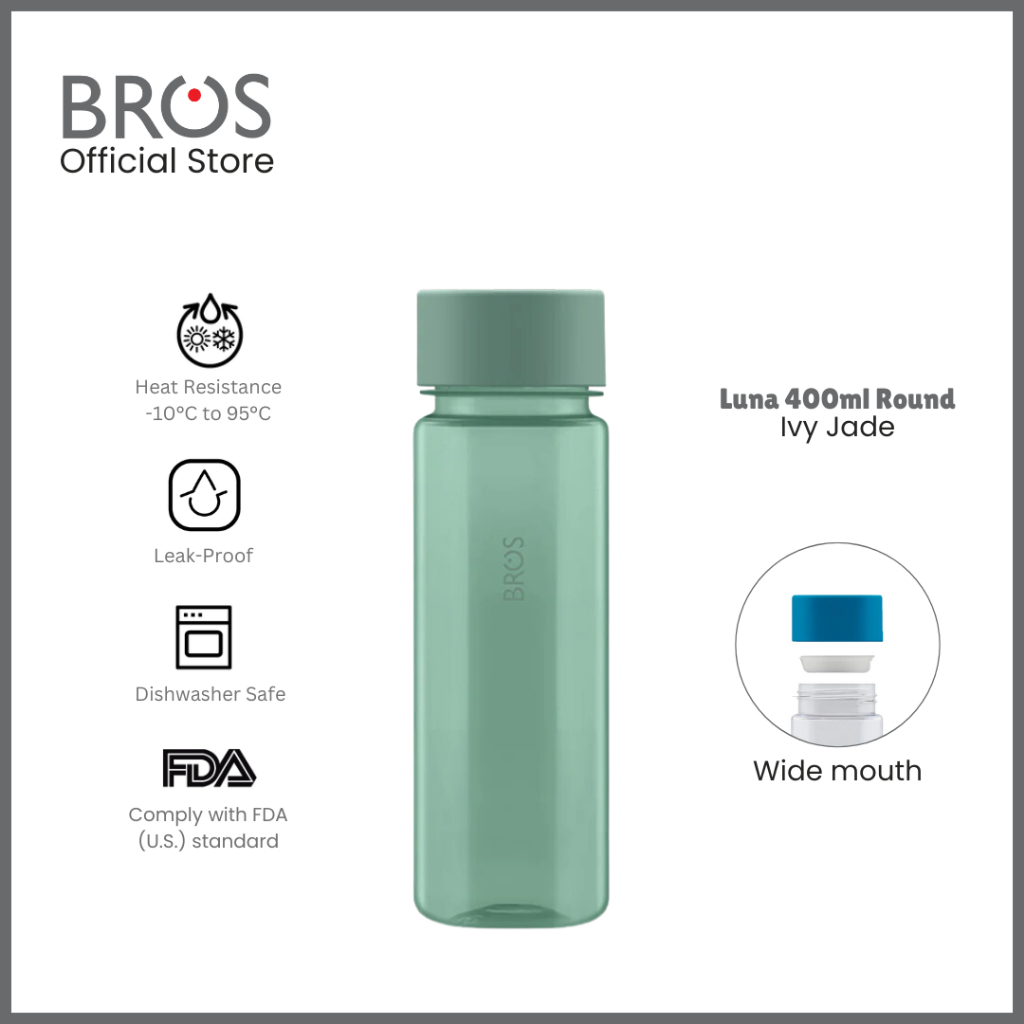 BROS LUNA Botol Minum 500ml Ivy Jade