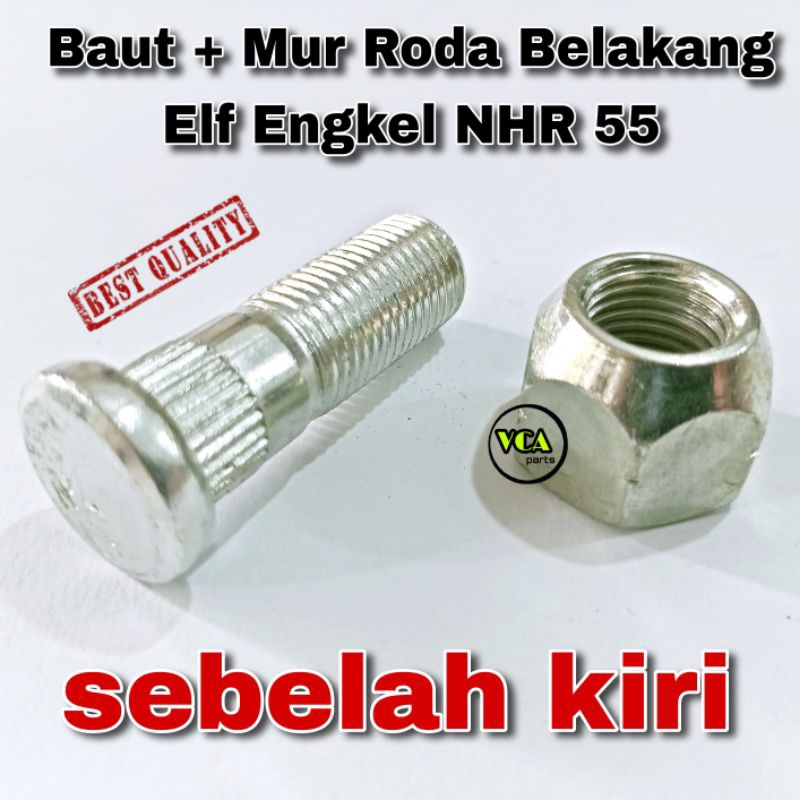 Jual BAUT + MUR RODA BELAKANG ELF ENGKEL NHR 55 SEBELAH KIRI | Shopee ...