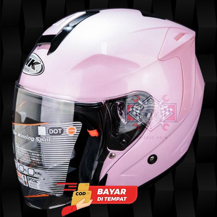 Jual INK HELM DYNAMIC SOLID SAKURA PINK - SINGLE VISOR | Shopee Indonesia