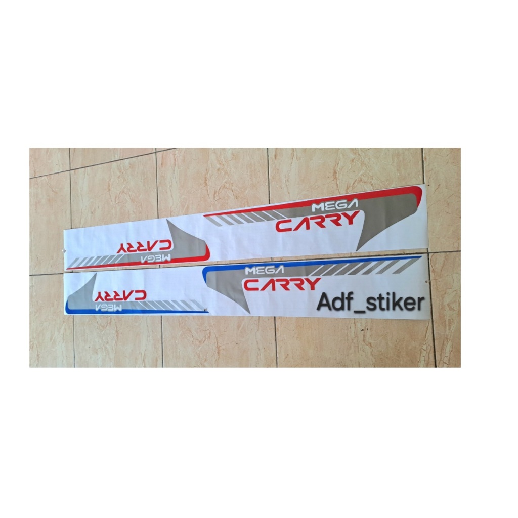 Jual Stiker list body suzuki mega carry pick up / Sticker Mega carry ...