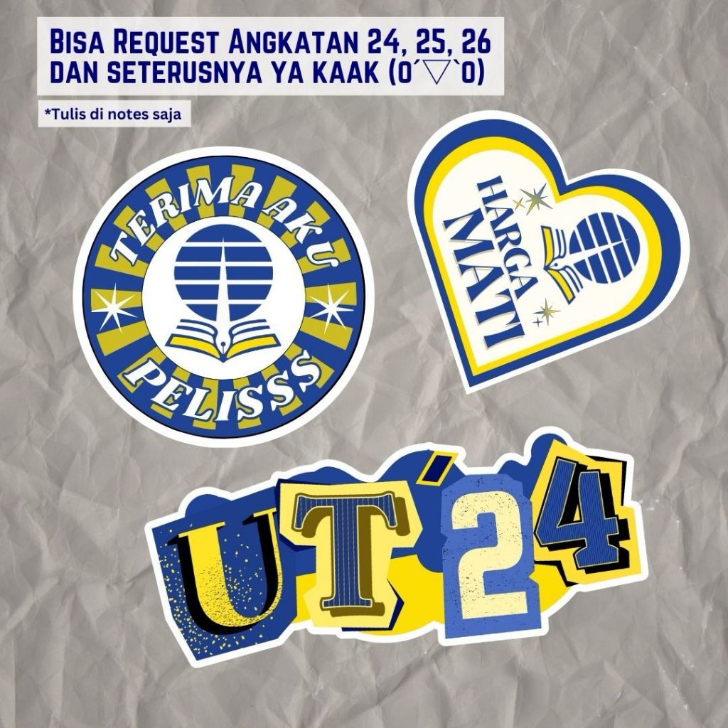 Jual STIKER SCRAPBOOK CAMABA UT | UNIVERSITAS TERBUKA | StikerGW ...