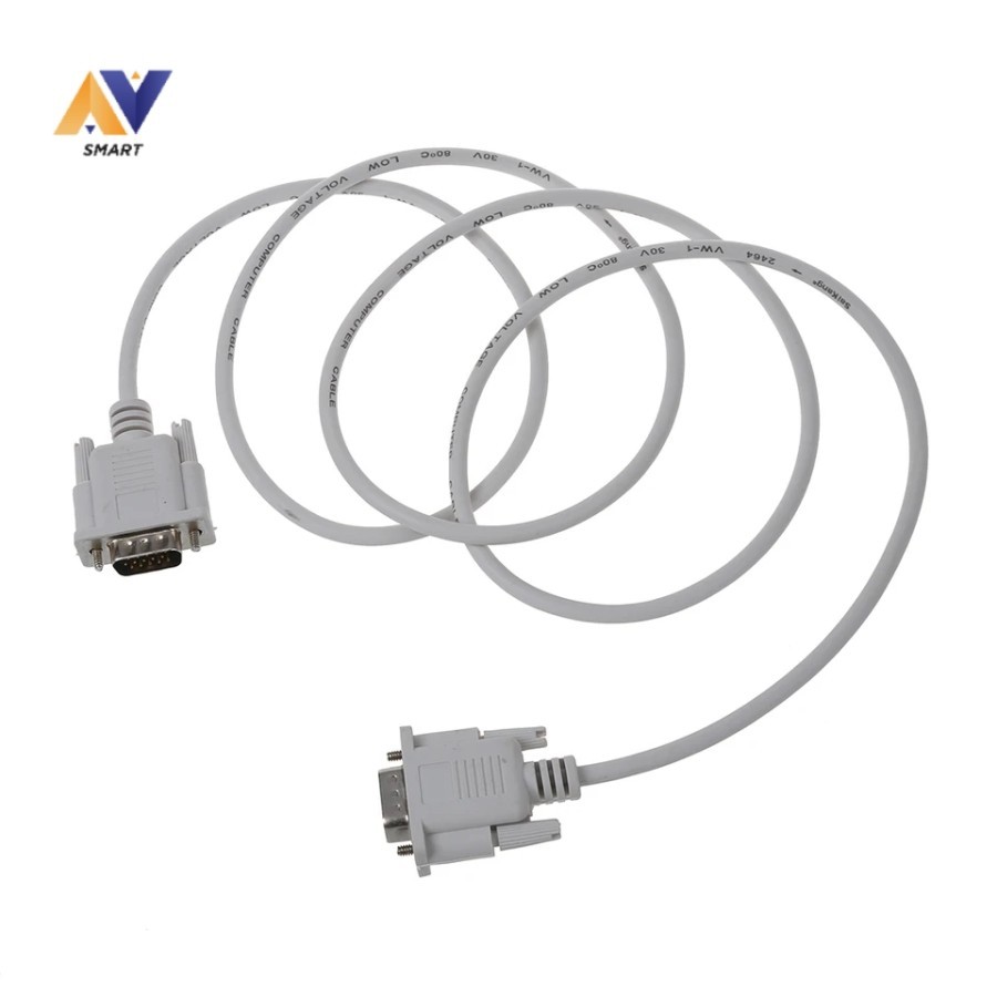Jual KABEL SERIAL RS232 DB9 PIN MALE TO MALE 1.5 METER / 1.5METER / 1 ...