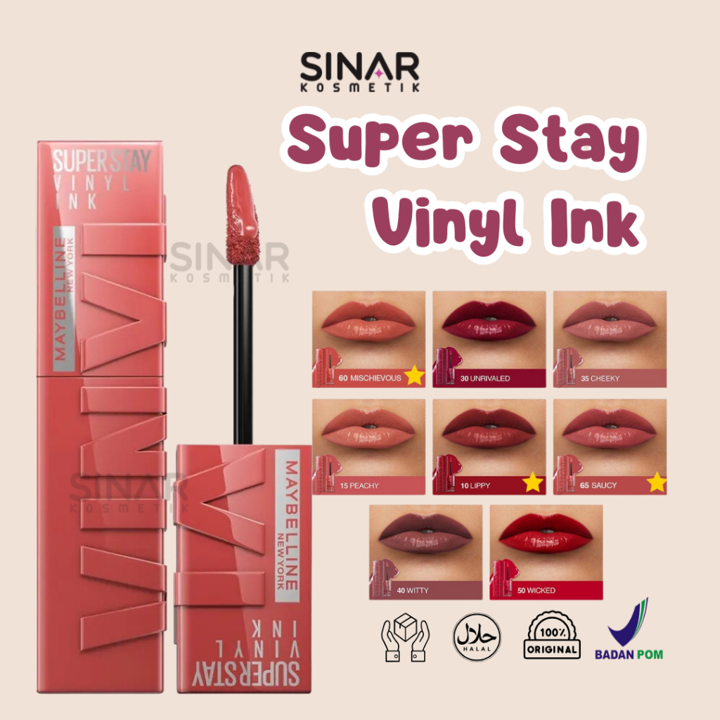 Jual Maybelline Superstay Super Stay Vinyl Ink - Liquid Lipstik ...