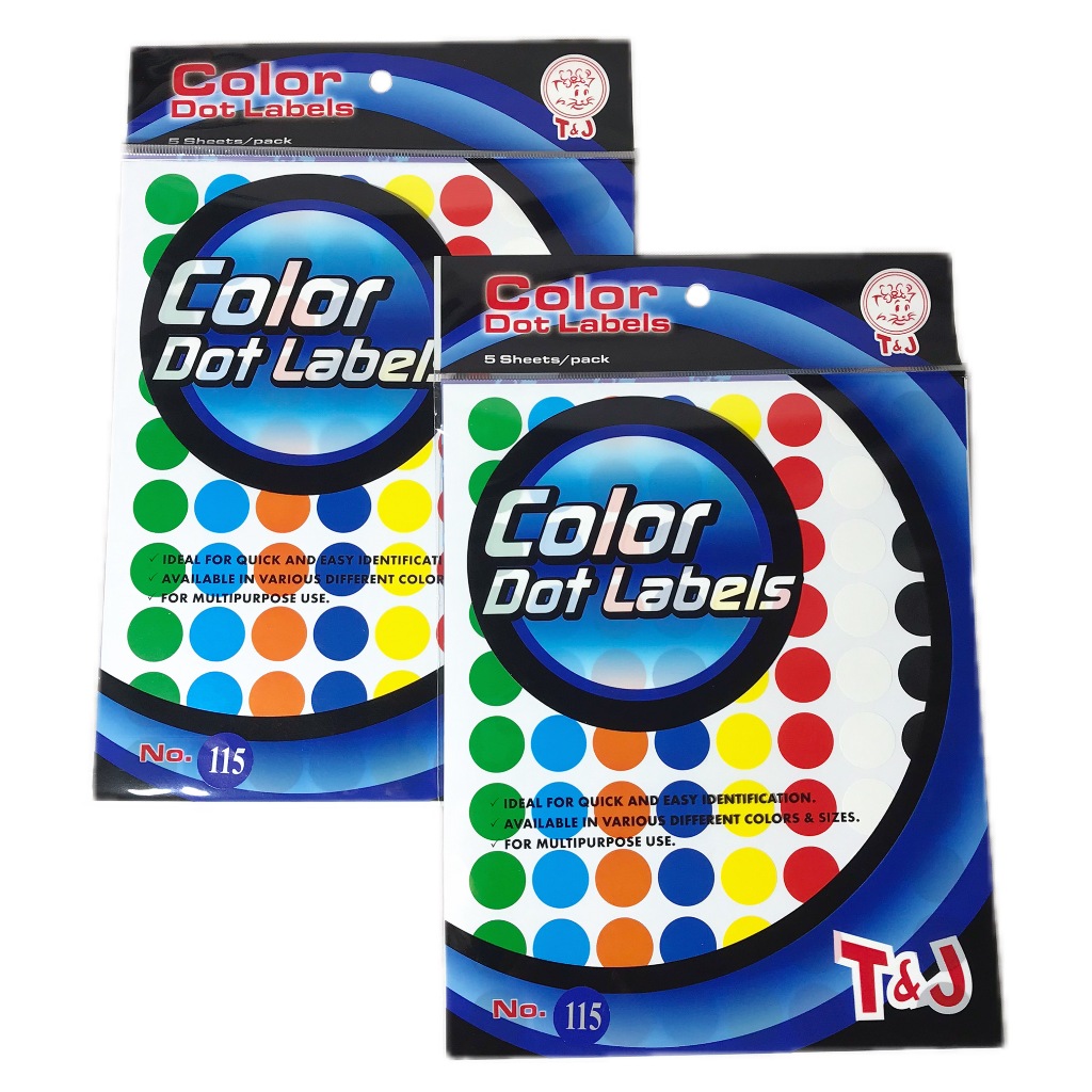 Jual Tom & Jerry Color Dot Labels 114-115-116-117-118 Full Color - Pad ...
