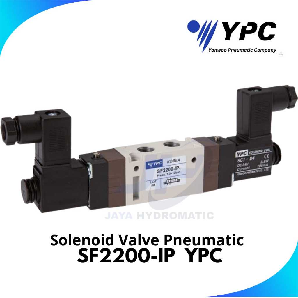 Jual Solenoid Valve Pneumatic YPC SF2200-IP - DC24 | Shopee Indonesia