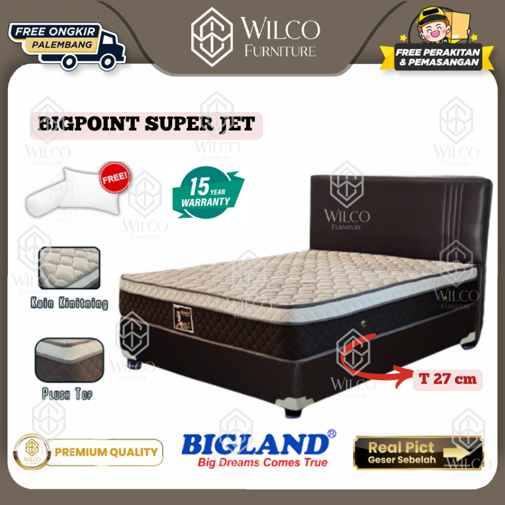 Jual Kasur Springbed Bigland SUPER JET Matras Kasur Spring Bed Murah ...
