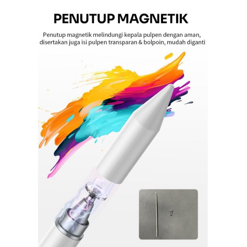 Jual ROBOT RSP03 UNIVERSAL 3 IN 1 CAPACITIVE STYLUS PEN | Shopee Indonesia