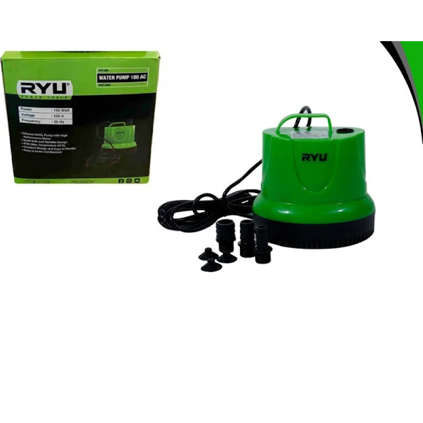 Jual RYU RWP100AC WATER PUMP 100 ACMESIN POMPA AIR CELUP 75 LITER PER ...