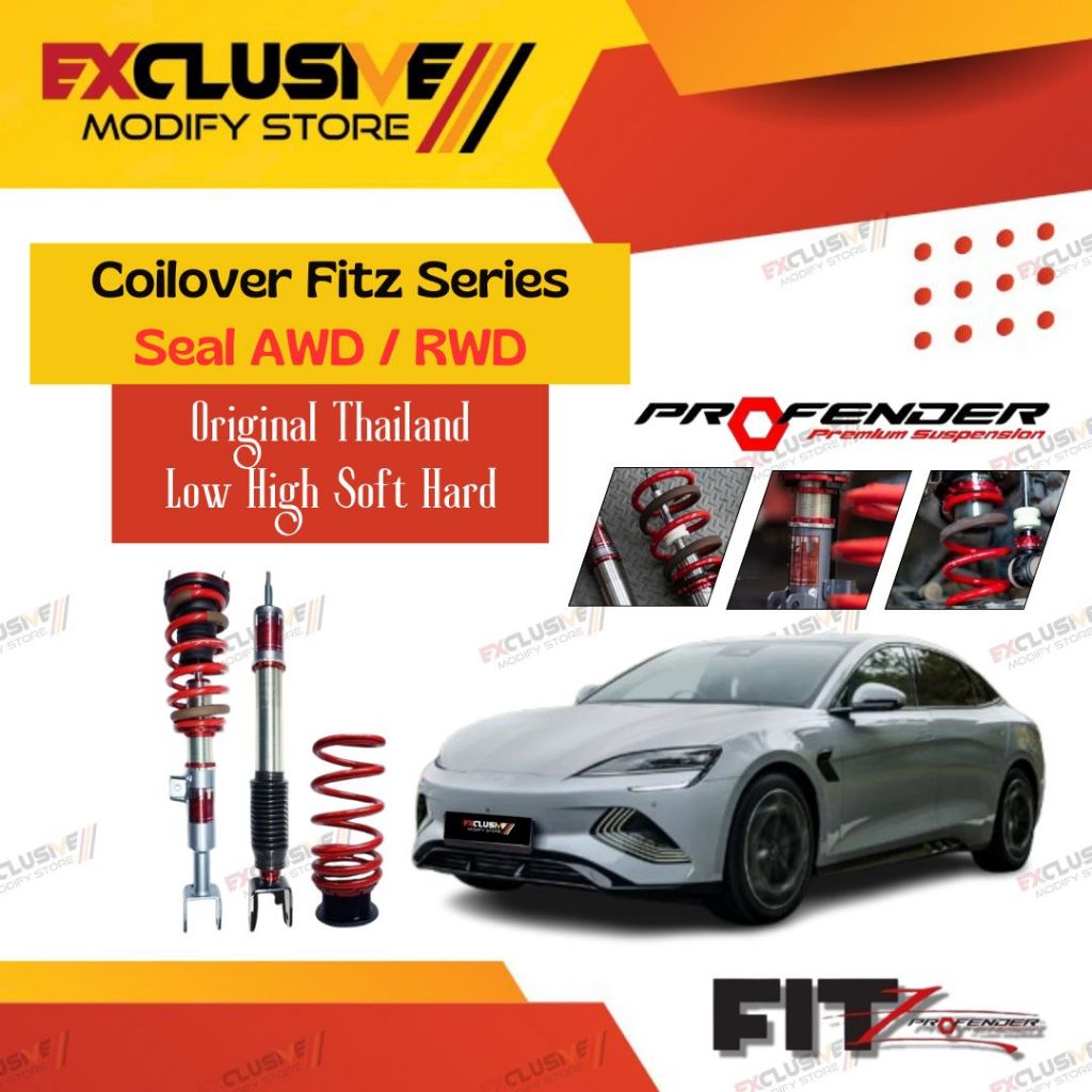 Jual COILOVER FITZ SERIES BYD SEAL PERFORMANCE AWD / PREMIUM RWD ...