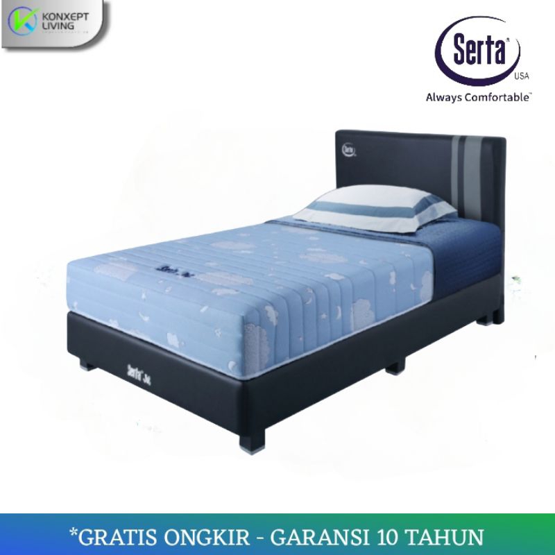 Jual Serta Kasur Spring Bed JR Stand Alone ( Fullset ) | Shopee Indonesia