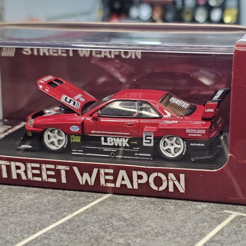 Jual Street Weapon LB ER34 Super Silhouette Nissan skyline GTR R34 LBWK ...