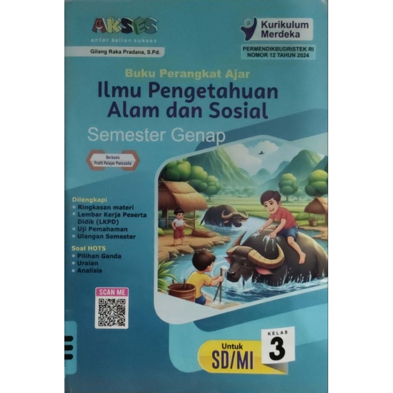 Jual LKS AKSES ILMU PENGETAHUAN ALAM DAN SOSIAL KELAS 3 SD SEMESTER 2 ...