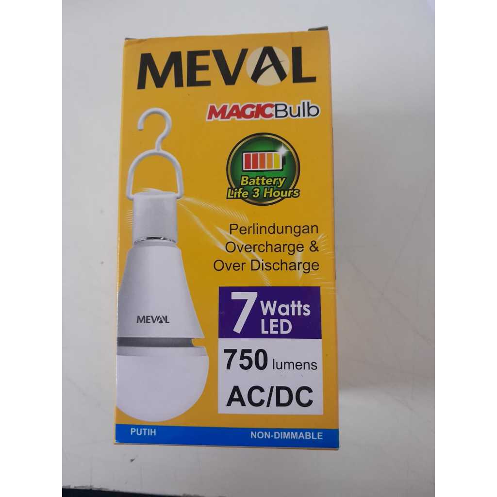Jual Meval Lampu Ajaib 7 Watt / Meval Magic Bulb | Shopee Indonesia
