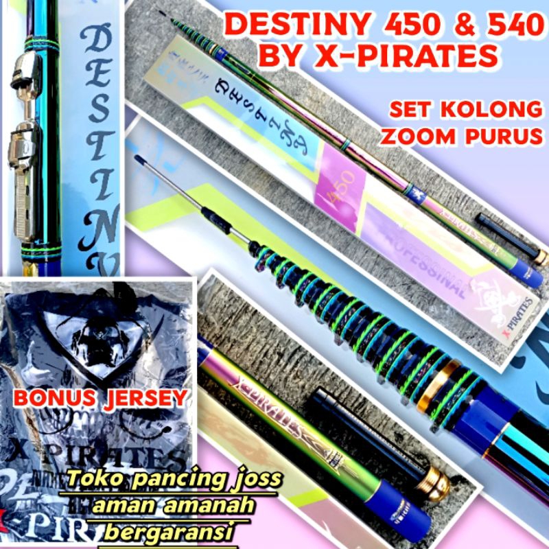 Jual Tegek kolong zoom DESTINY X-PIRATES 360 450 540 BONUS JERSEY ...